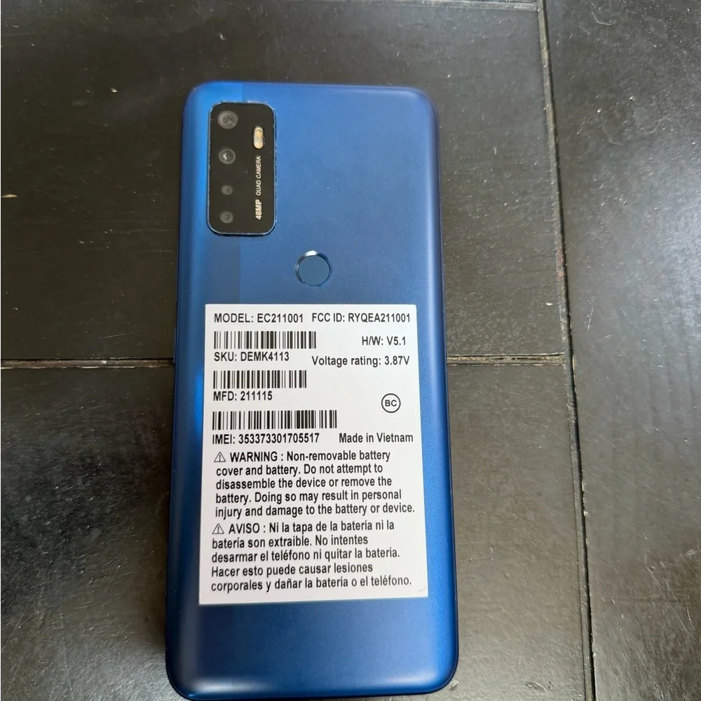 (B-STOCK) Cricket Dream 5G (EC211001) 64GB (Cricket Wireless) - Clean IMEI